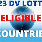 dv lottery 2023 eligible countries